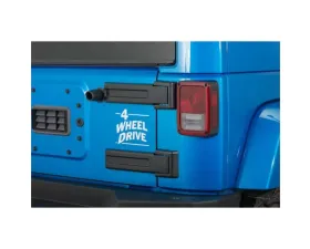 Quadratec Premium Vinyl 4 Wheel Drive Decal White